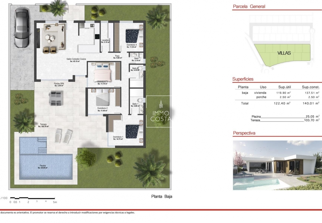 Nouvelle construction - Villa - Banos y Mendigo - Altaona Golf