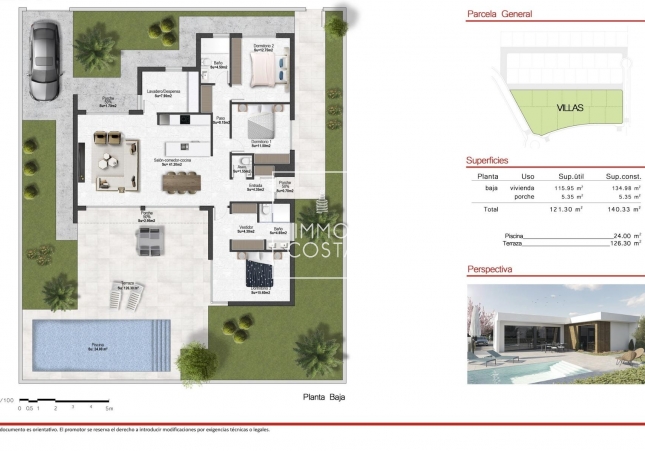 Nouvelle construction - Villa - Banos y Mendigo - Altaona Golf