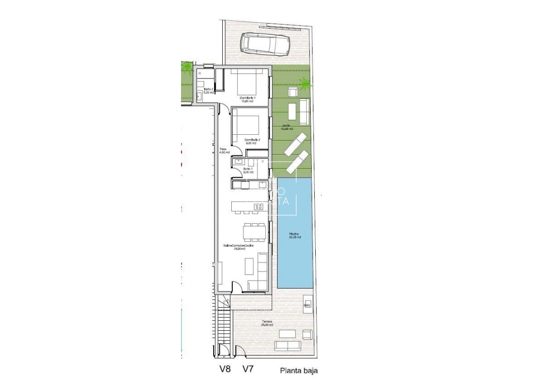 Neubau - Bungalow - Santiago de la Ribera - Santiago De La Ribera