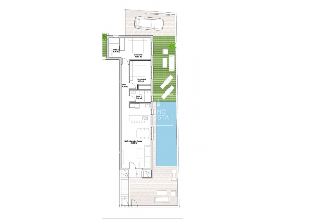 Nouvelle construction - Bungalow - Santiago de la Ribera - Santiago De La Ribera