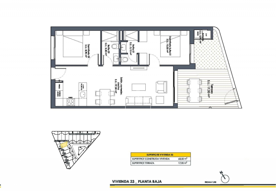 Neubau - Bungalow - San Fulgencio - Pueblo