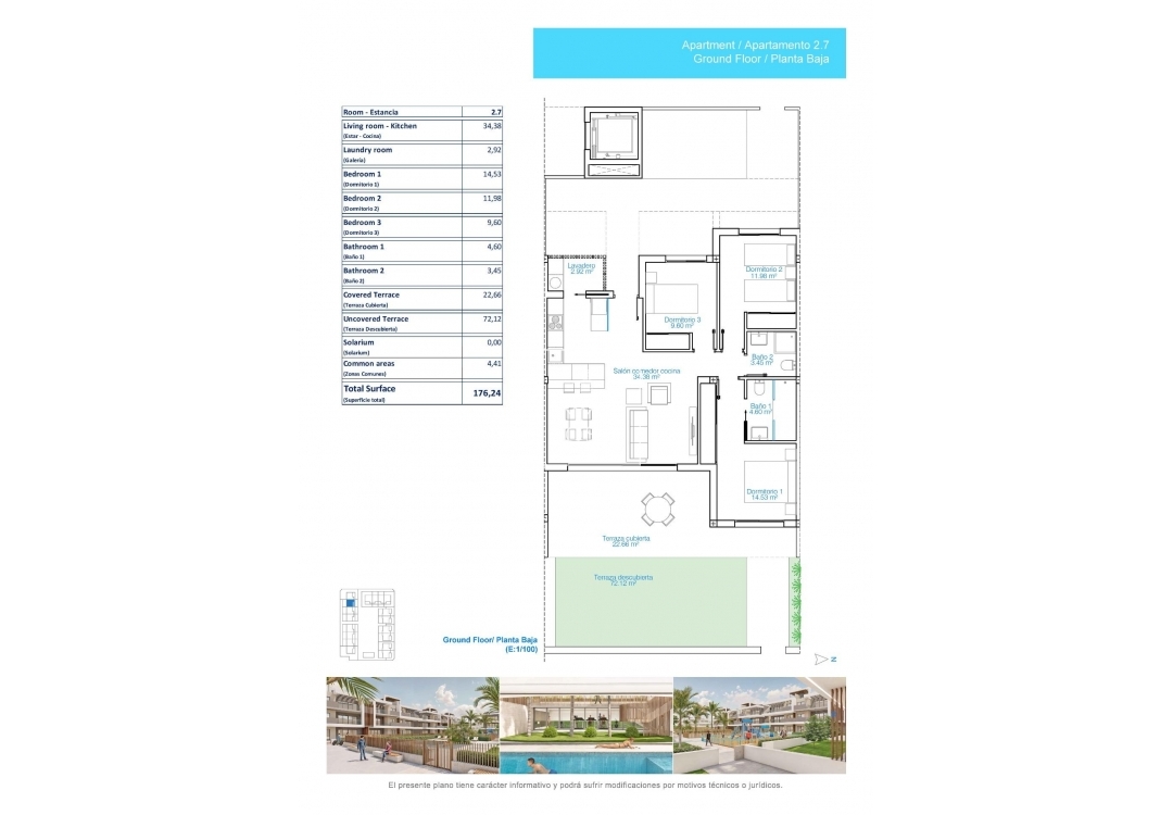 Obra nueva - Apartamento / piso - Pilar de La Horadada - Playa de las Higuericas