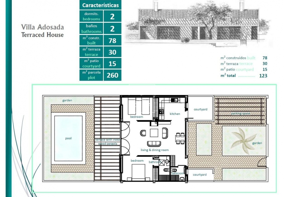 Obra nueva - Adosado - Sucina - Peraleja Golf