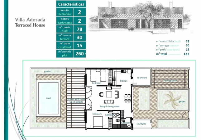 Obra nueva - Adosado - Sucina - Peraleja Golf