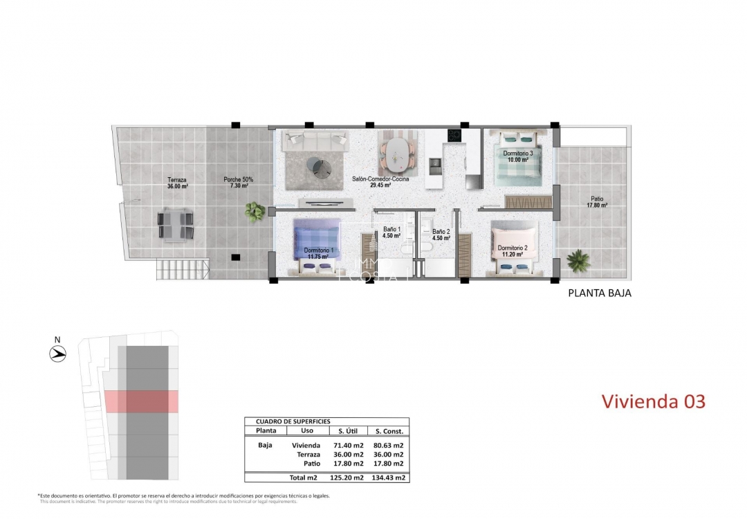 Neubau - Bungalow - Pilar de La Horadada - pueblo