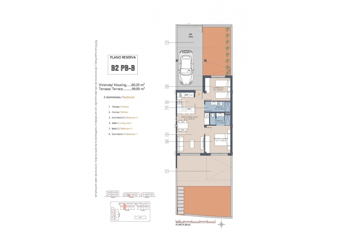 Obra nueva - Bungalow - Los Alcazares - Serena Golf
