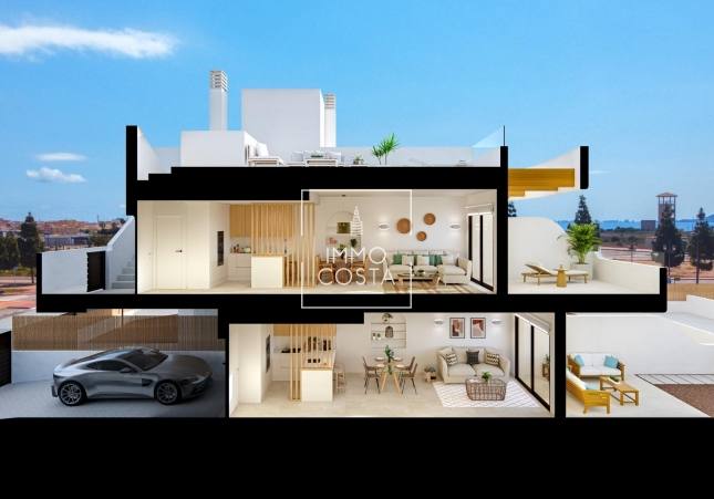 Obra nueva - Bungalow - Los Alcazares - Serena Golf