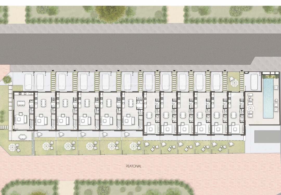Nouvelle construction - Maison de ville - Pilar de La Horadada - pueblo