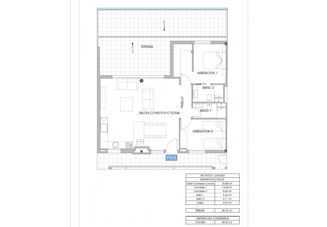 Obra nueva - Ático - Villajoyosa - Cala de Finestrat