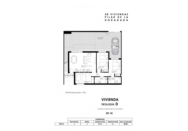 Nowy budynek - Bungalow - Pilar de La Horadada - pueblo