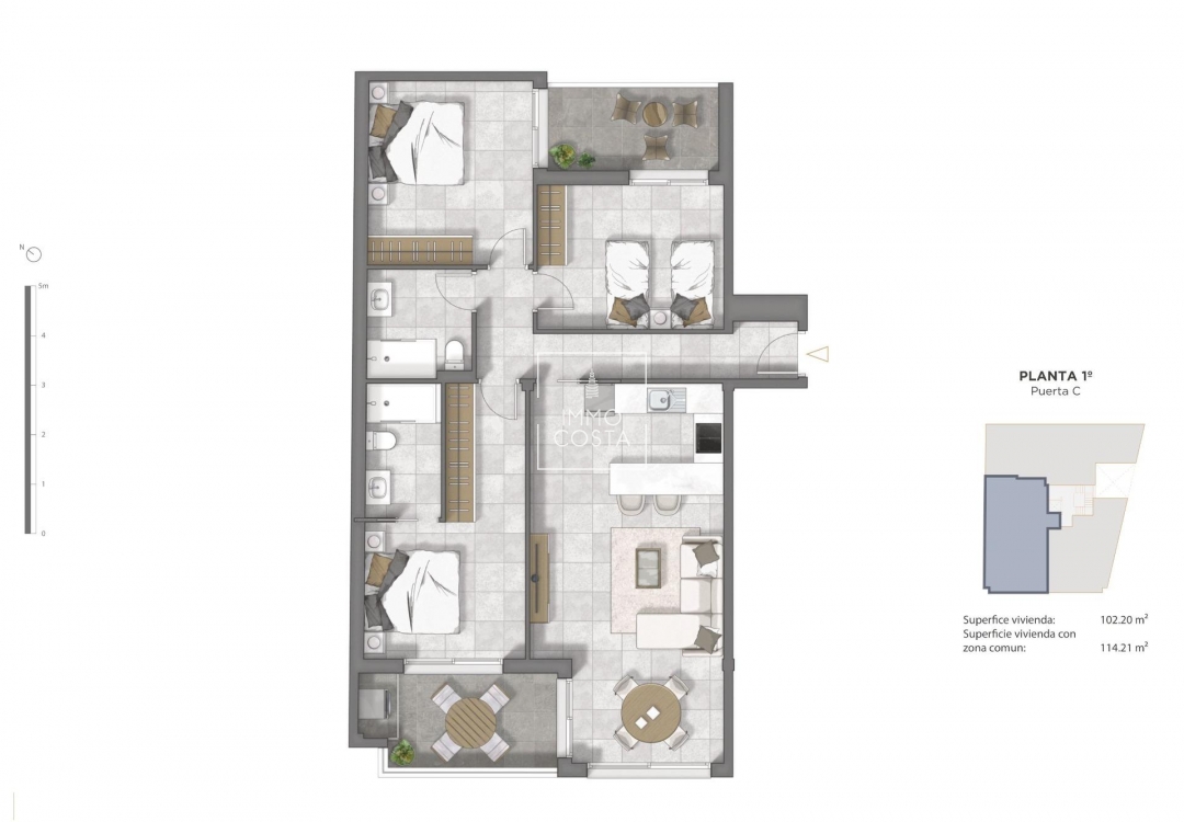 Obra nueva - Apartamento / piso - Guardamar del Segura - Pueblo