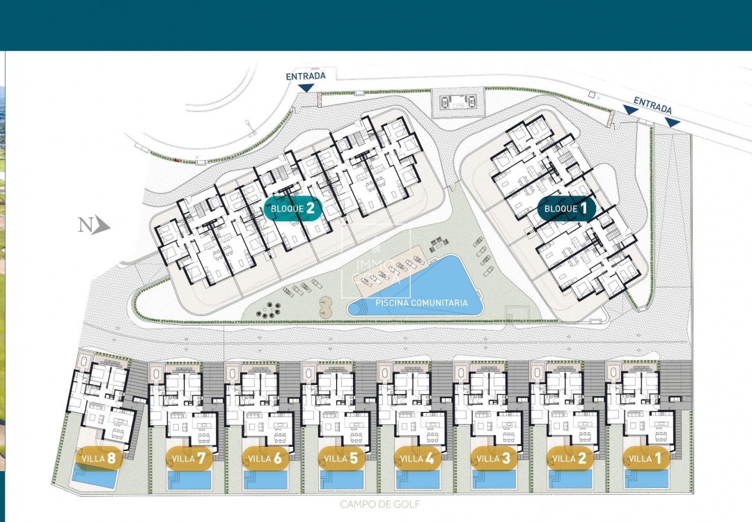 New Build - Apartment / flat - Los Alcazares - Serena Golf