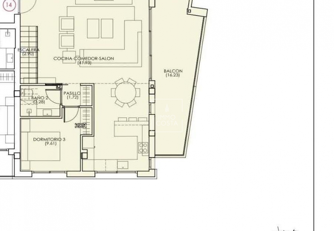 Nowy budynek - Daszek - Torrevieja - Playa Del Cura