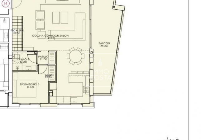 Nowy budynek - Daszek - Torrevieja - Playa Del Cura