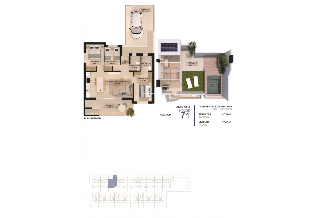 Новое здание - Бунгало - Pilar de La Horadada - La Torre De La Horadada