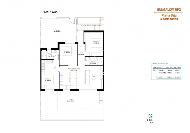 Nieuwbouw Woningen - Ground Floor Bungalow - Alhama De Murcia