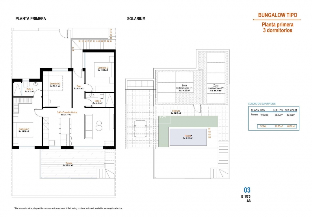 Neubau - Top Floor Bungalow - Alhama De Murcia