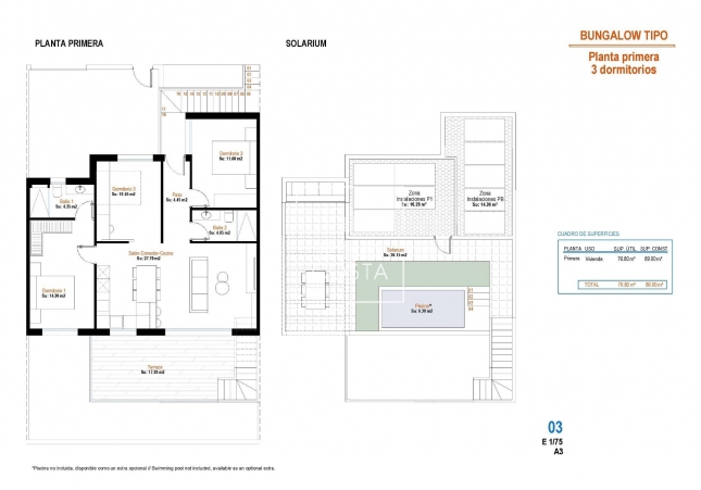 Neubau - Top Floor Bungalow - Alhama De Murcia