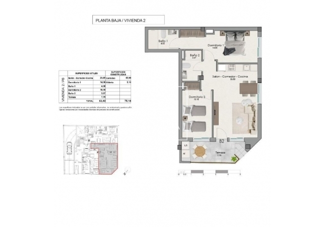 New Build - Ground floor apartment - Santa Pola