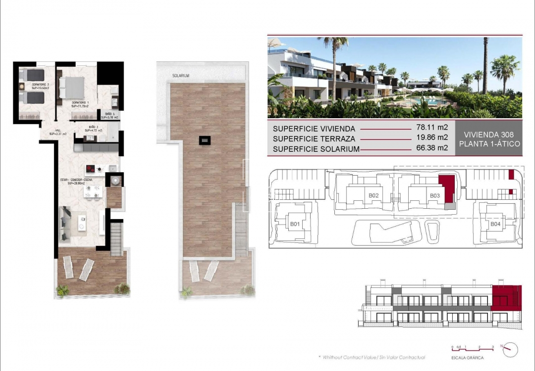 Nouvelle construction - Top Floor Bungalow - Rojales