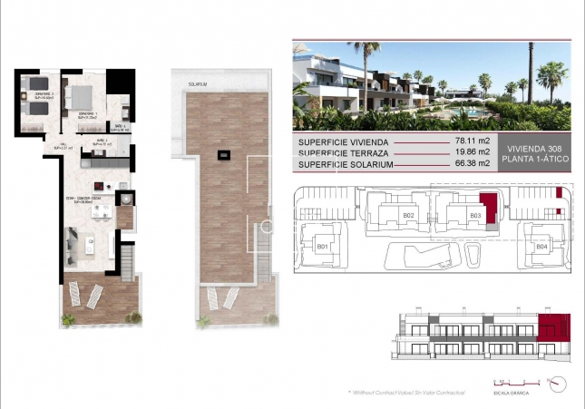Nouvelle construction - Top Floor Bungalow - Rojales
