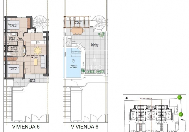 Nieuwbouw Woningen - Top Floor Bungalow - Pilar de La Horadada - Pilar De La Horadada
