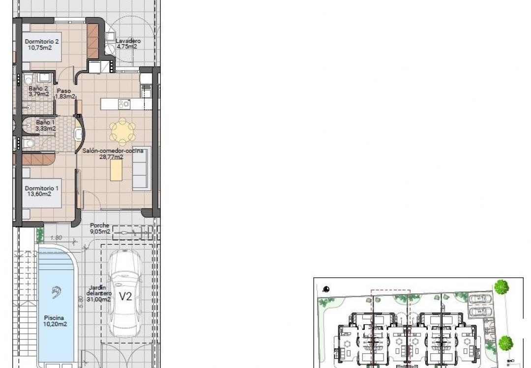 Nouvelle construction - Ground Floor Bungalow - Pilar de La Horadada - Pilar De La Horadada