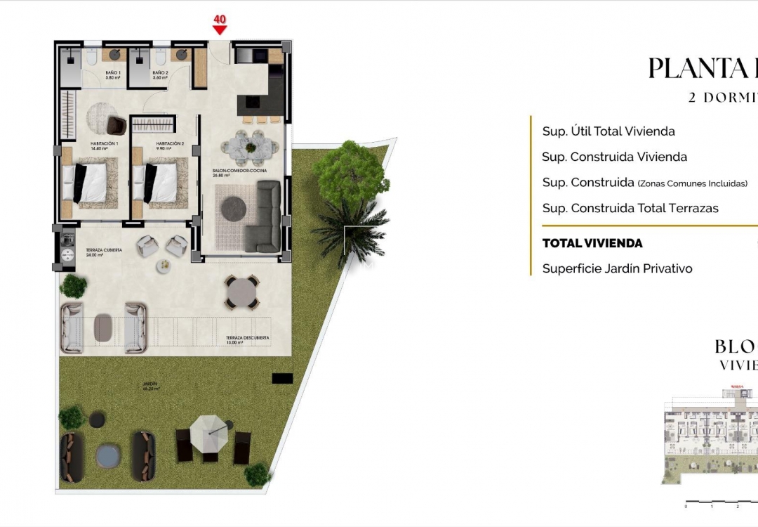 New Build - Ground floor apartment - Finestrat