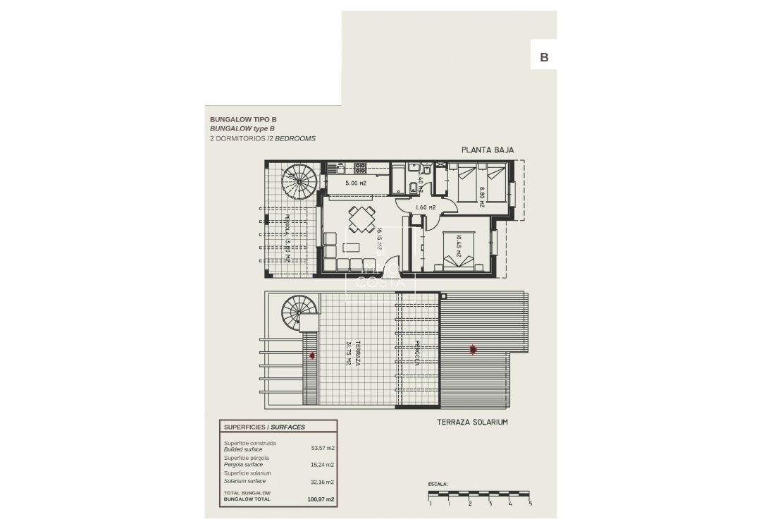 Nowy budynek - Top Floor Bungalow - Calpe