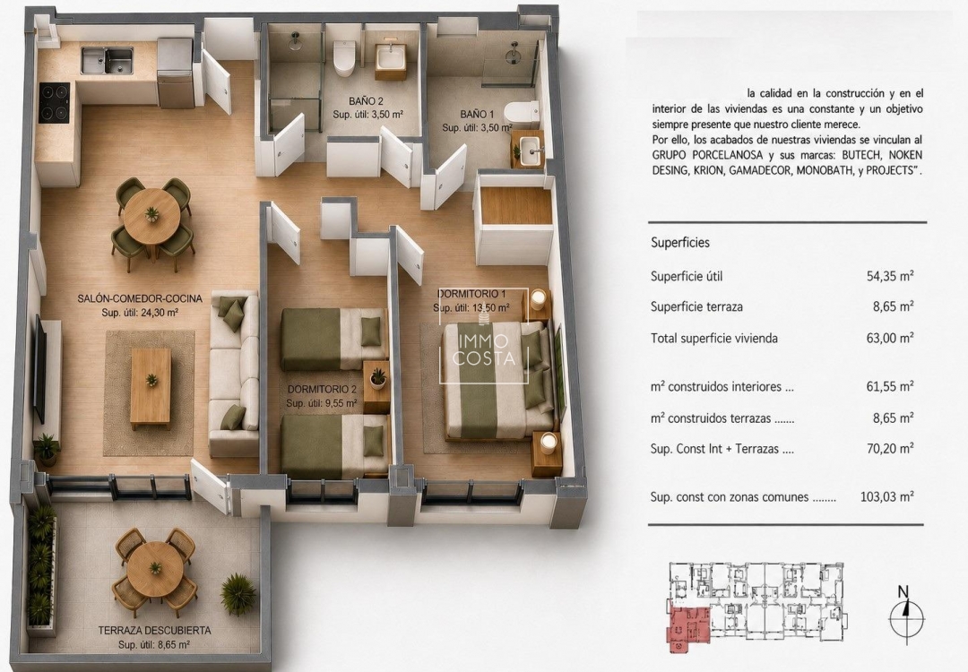 Nieuwbouw Woningen - Appartement / flat - Villajoyosa