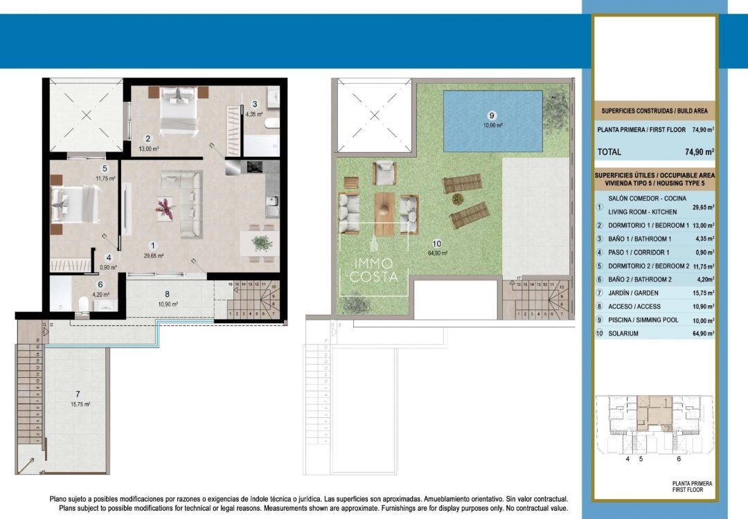 Nowy budynek - Top Floor Bungalow - San Pedro del Pinatar - San Pedro Del Pinatar