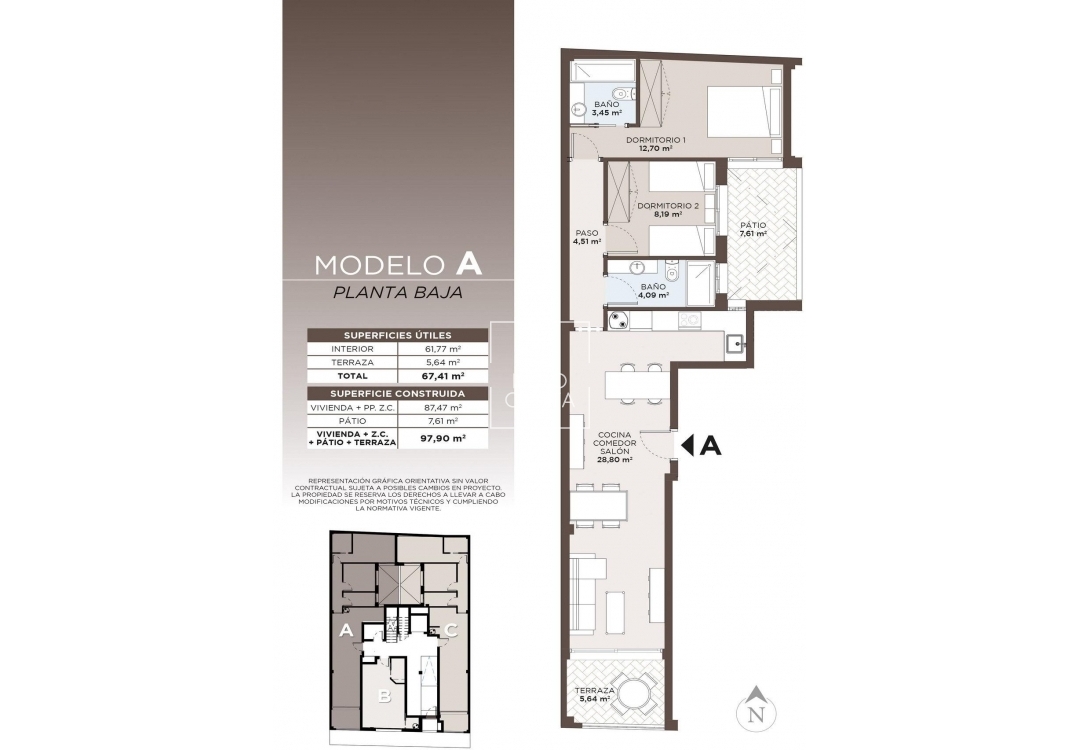 New Build - Ground floor apartment - Torrevieja