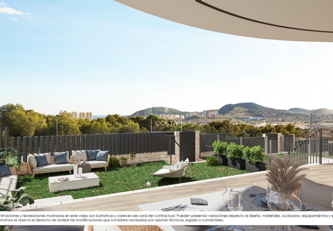 New Build - Ground floor apartment - Finestrat