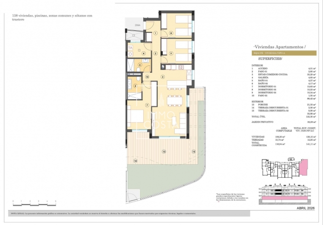 Nouvelle construction - Ground floor apartment - Finestrat