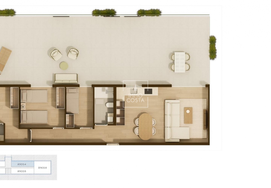 Nouvelle construction - Attique - Moncofa