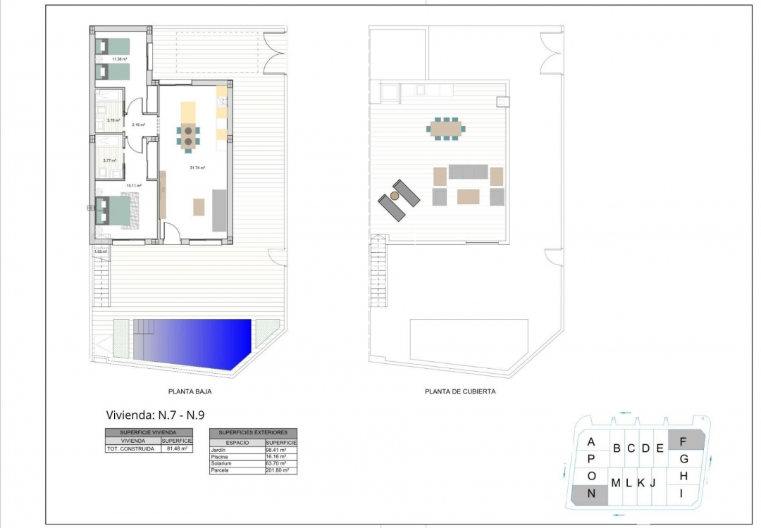 Nieuwbouw Woningen - Semidetached - Torre Pacheco