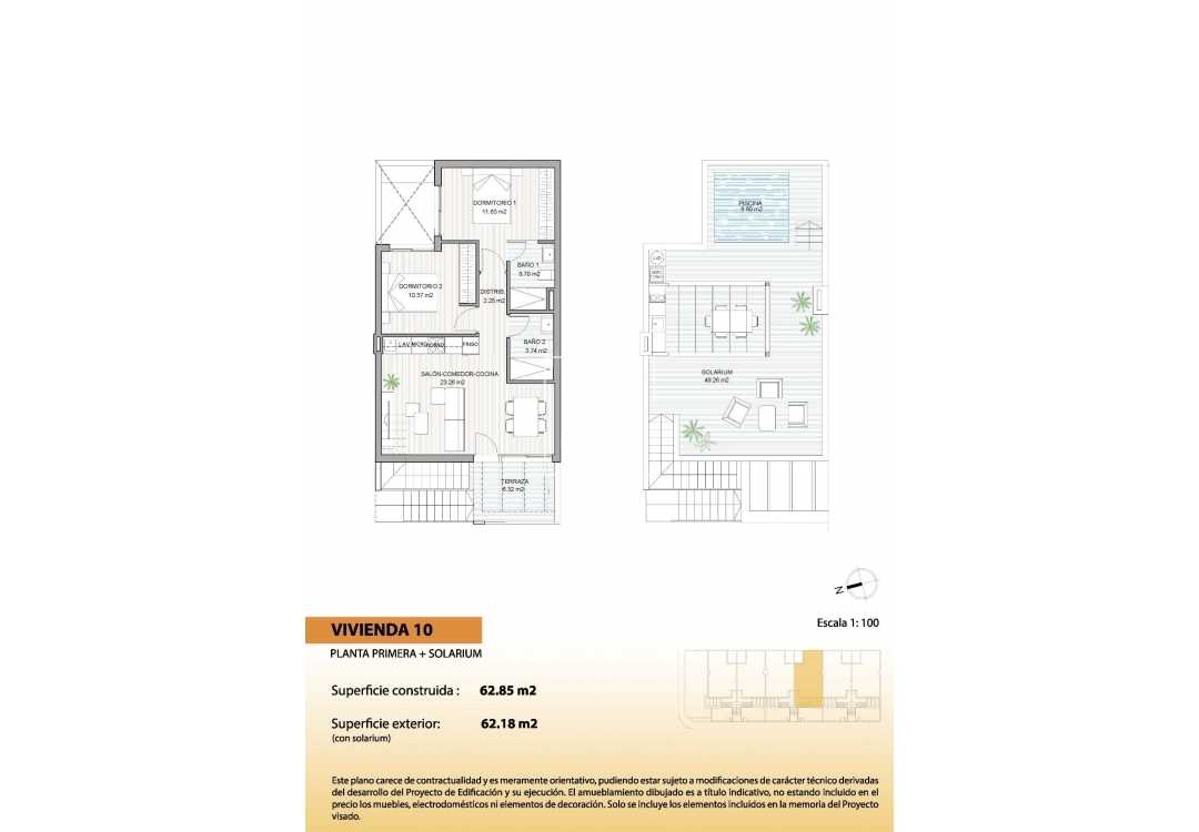 New Build - Top Floor Bungalow - San Pedro del Pinatar - San Pedro Del Pinatar