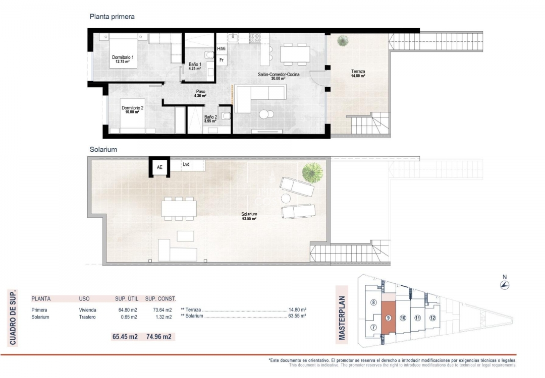 Obra nueva - Top Floor Bungalow - San Pedro del Pinatar - San Pedro Del Pinatar