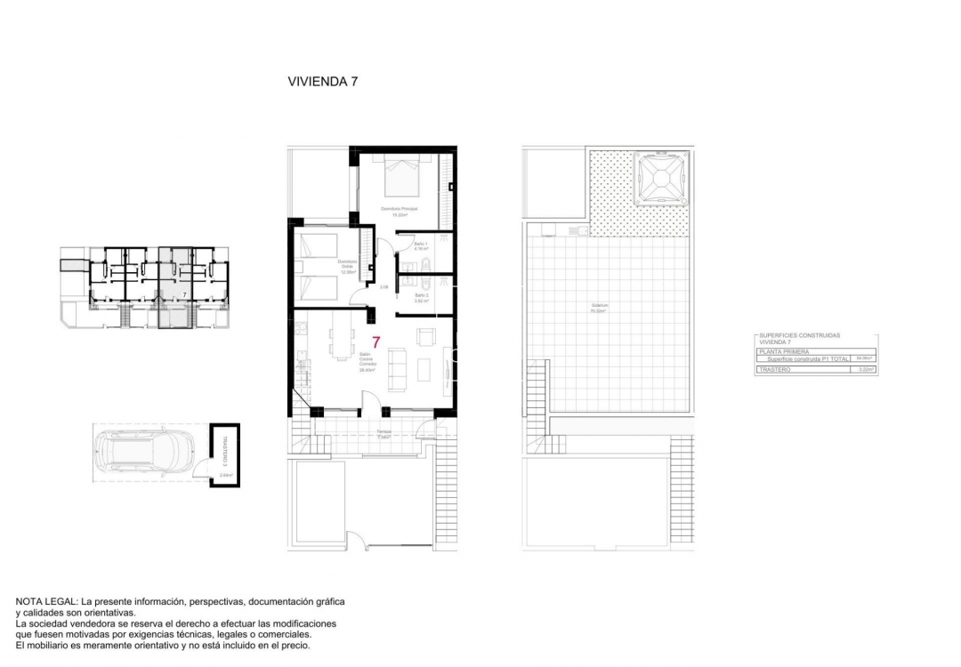New Build - Top Floor Bungalow - San Pedro del Pinatar - San Pedro Del Pinatar