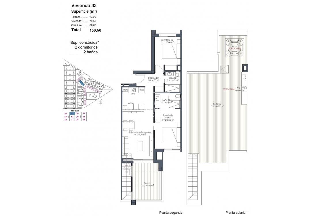 Nieuwbouw Woningen - Penthouse - Los Alcazares