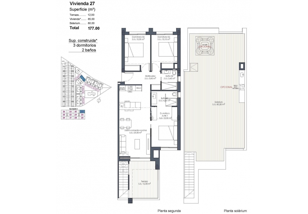 Nouvelle construction - Attique - Los Alcazares