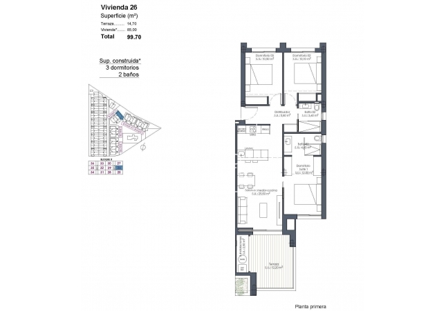 New Build - Apartment / flat - Los Alcazares