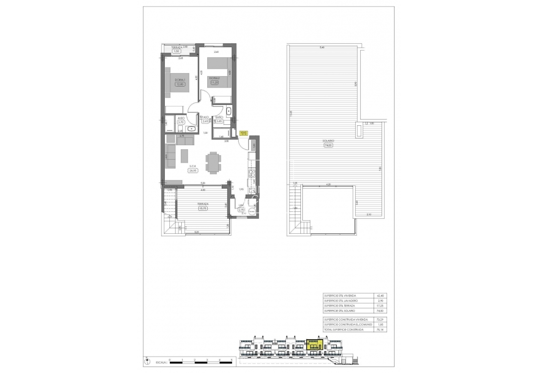 New Build - Top Floor Bungalow - Algorfa