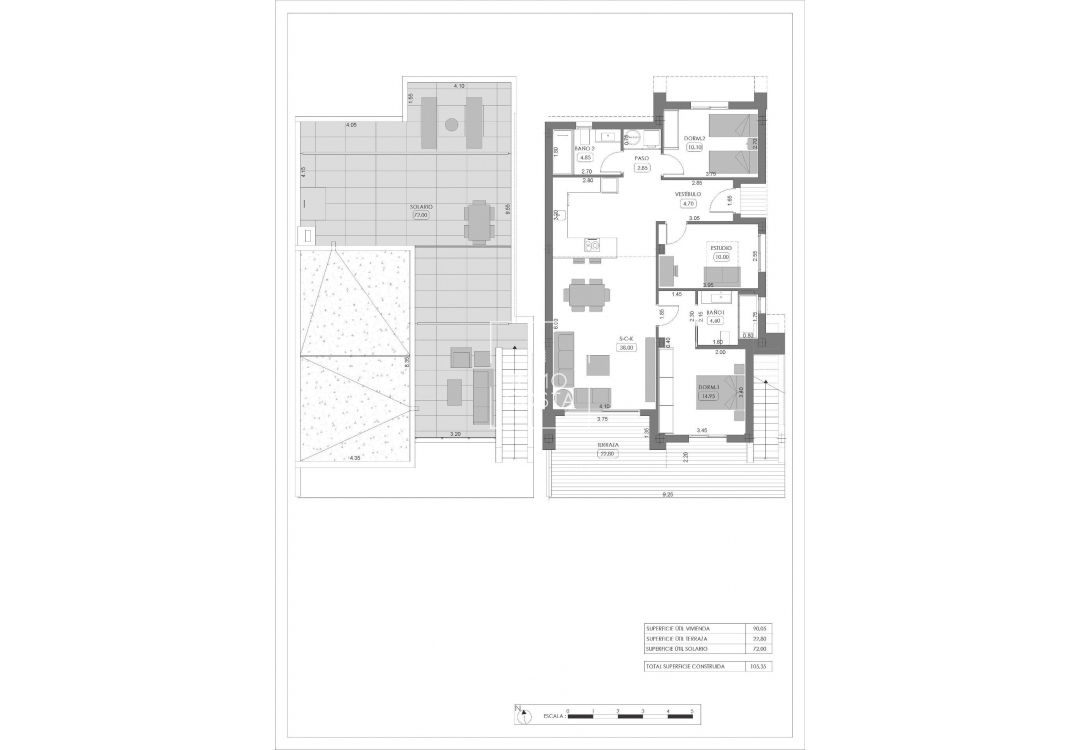 Nouvelle construction - Semidetached - Algorfa