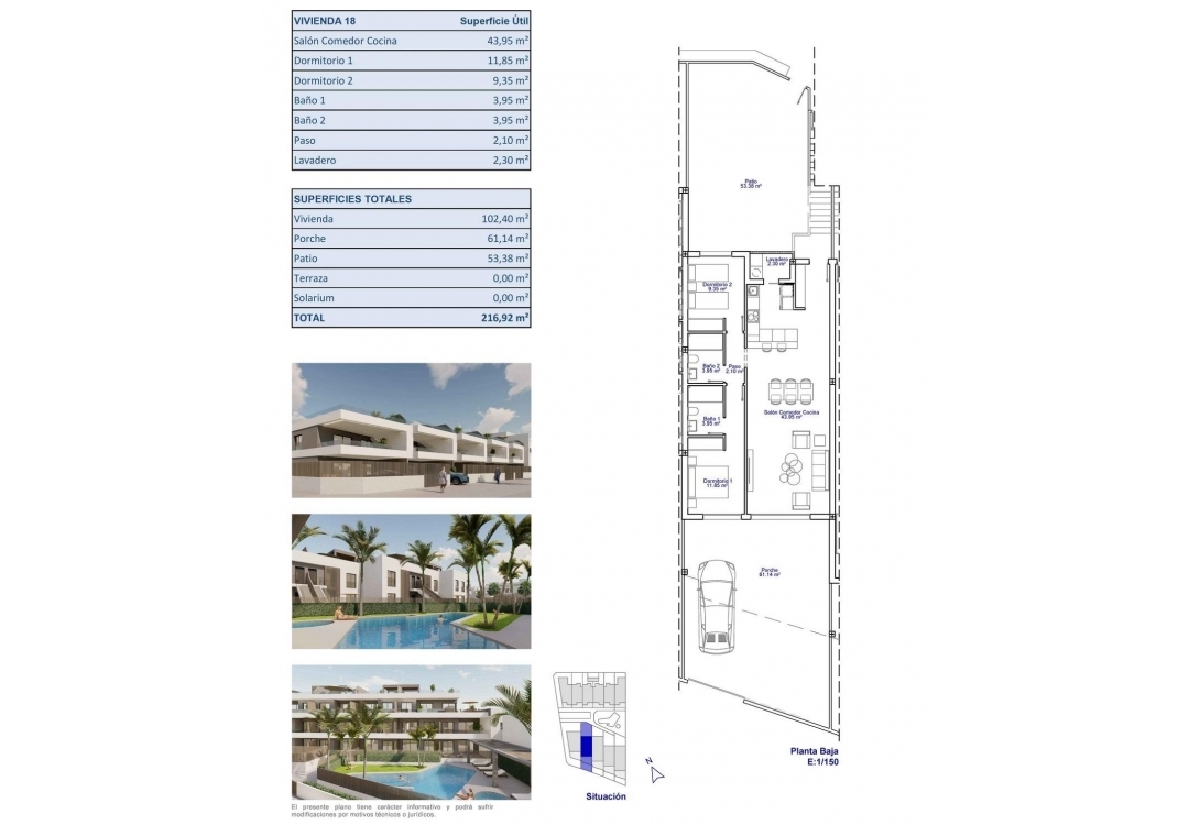 Nouvelle construction - Ground Floor Bungalow - Pilar de La Horadada - Pilar De La Horadada