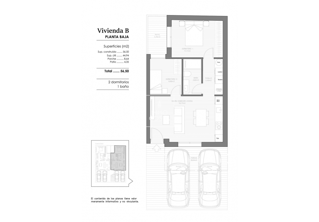 New Build - Ground floor apartment - Benejúzar