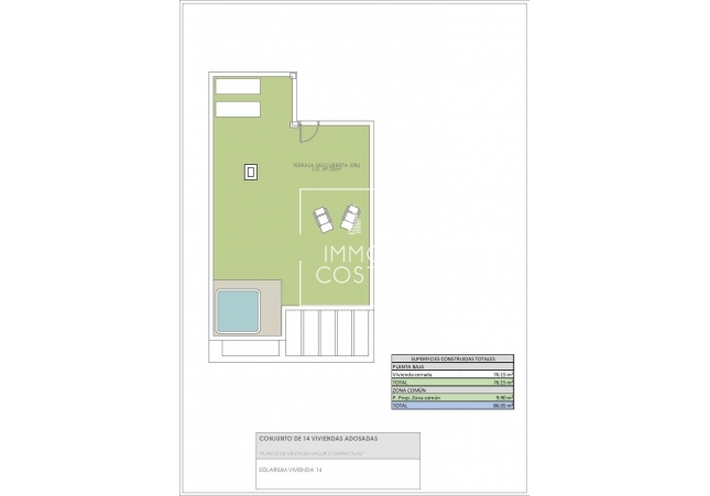 Nieuwbouw Woningen - Top Floor Bungalow - Rojales