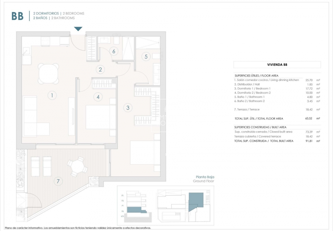 Nouvelle construction - Ground floor apartment - Benijofar - Benijófar