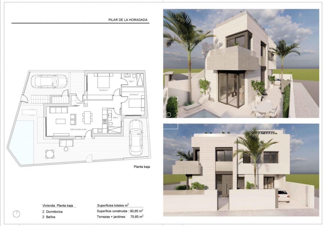 Nouvelle construction - Ground Floor Bungalow - Pilar de La Horadada - Pilar De La Horadada