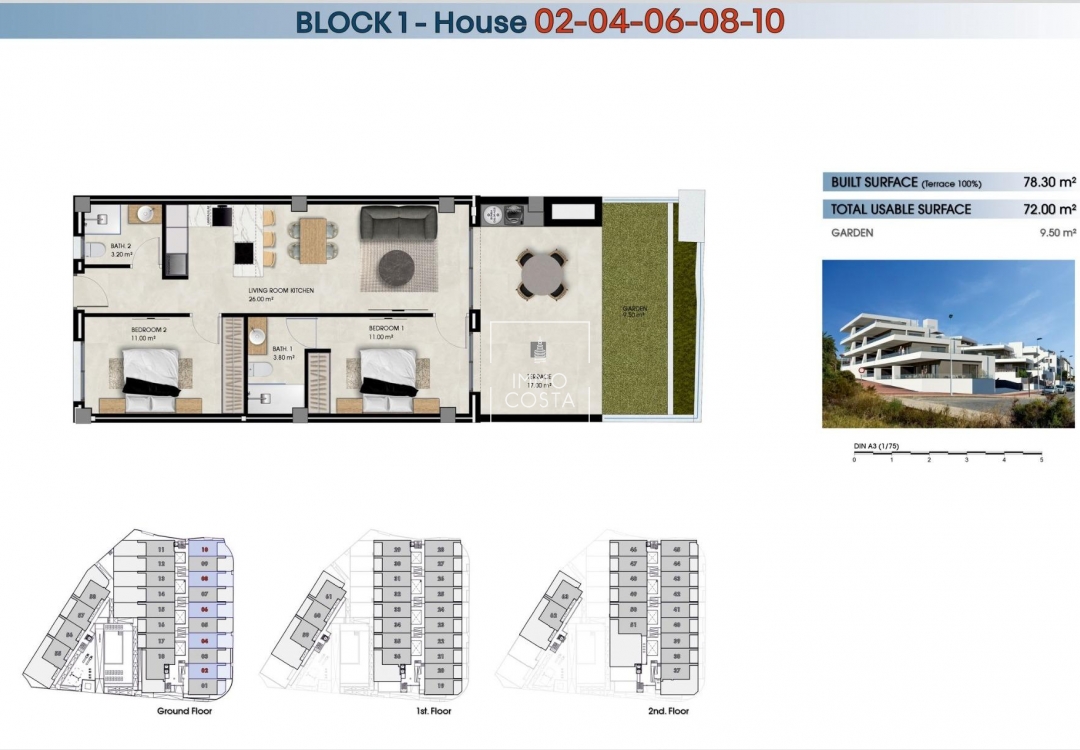 Nouvelle construction - Ground floor apartment - La Marina